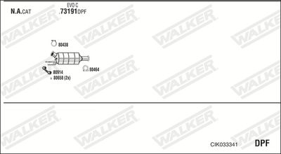 ABGASANLAGE WALKER CIK033341