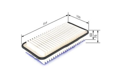 Luftfilter BOSCH F 026 400 143