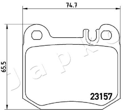 Brake Pad Set, disc brake 510519