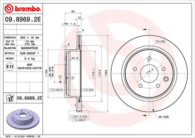 Brake Kit, disc brake KT 08 020