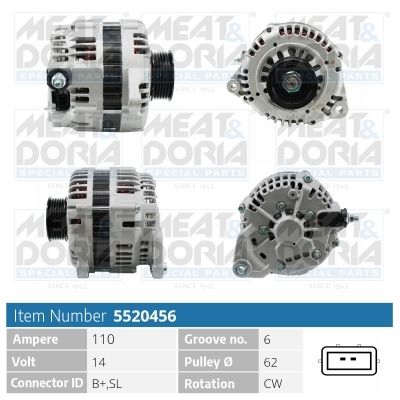 Generator MEAT & DORIA 5520456