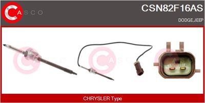 SENZOR TEMPERATURA GAZE EVACUARE