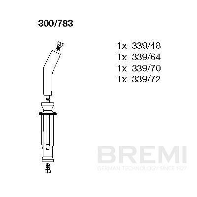 BREMI Комплект проводов зажигания