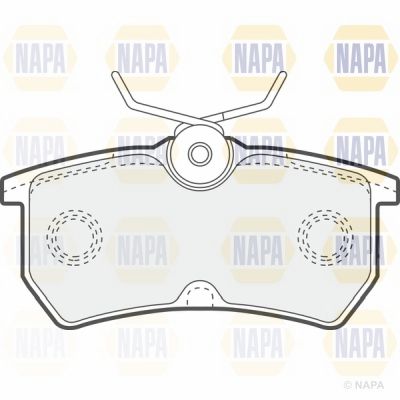 Brake Pad Set NAPA NBP1258