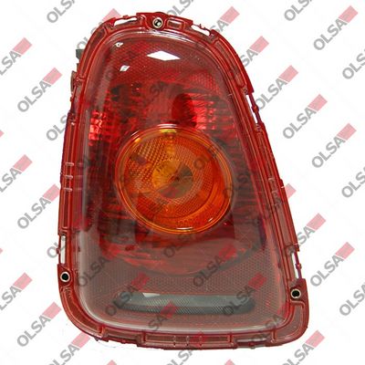 Achterlicht Links (kleur indicator oranje, kleur van het glas oranje)
