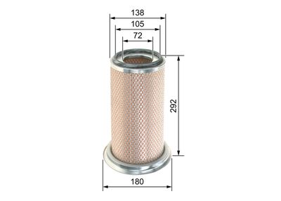 LUFTFILTER BOSCH F026400281 4