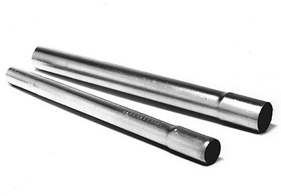 Uitlaatpijp (uitbreiding, aluminium, diameter:38mm/diameter 2:38mm, lengte:400mm)