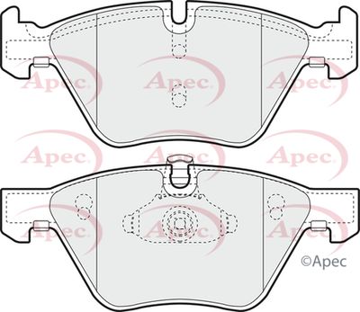 Brake Pad Set APEC PAD1341