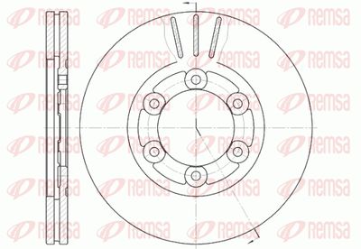 Тормозной диск REMSA 61164.10 для KIA K2500
