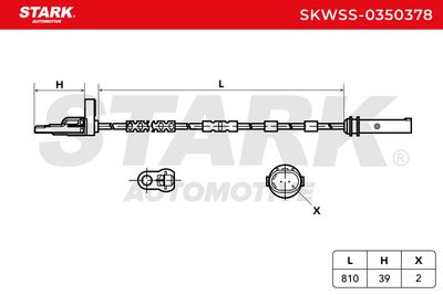 датчик, обороти на колелото STARK SKWSS-0350378