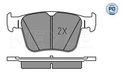 Brake Pad Set, disc brake 025 250 0916/PD