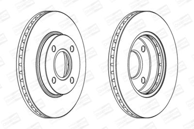 BREMSSCHEIBE CHAMPION 561678CH 1