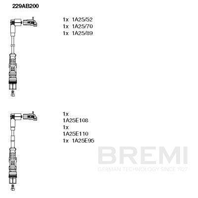 ZüNDLEITUNGSSATZ BREMI 229AB200