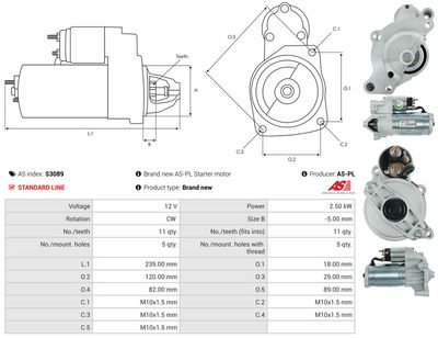 STARTER AS-PL S3089 4