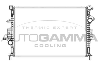 Радиатор, охлаждение двигателя AUTOGAMMA 107820 для VOLVO V40