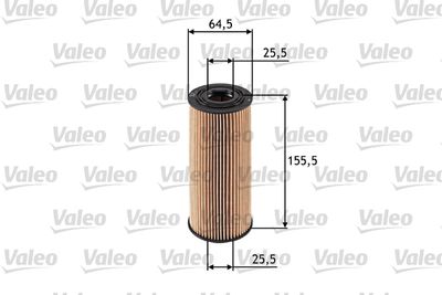 Масляный фильтр VALEO 586502 для VW LT