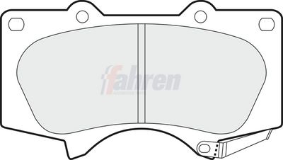 Fahren Brake Pad Set, disc brake FBP3193