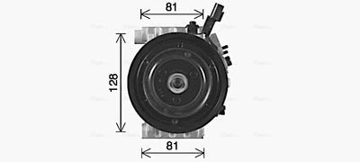 COMPRESOR CLIMATIZARE AVA QUALITY COOLING HYK487 1