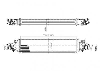 Интеркулер HART 612 505