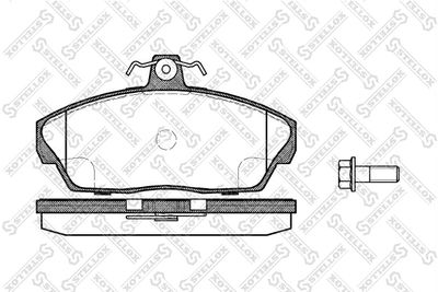 STELLOX 348 010-SX Тормозные колодки и сигнализаторы  для LAND ROVER FREELANDER I Soft Top (L314) 2.0 DI 4x4
