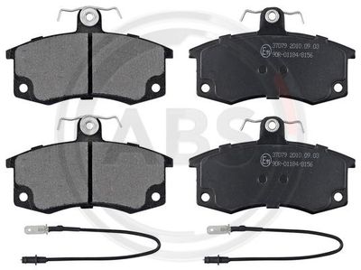 Zestaw klocków hamulcowych, hamulce tarczowe A.B.S. 37079