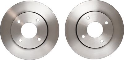 Brake disc Voor Links/Rechts past: MITSUBISHI COLT, COLT CZC VI, COLT VI  SMART FORFOUR 1.1-1.5D 01.04-06.12