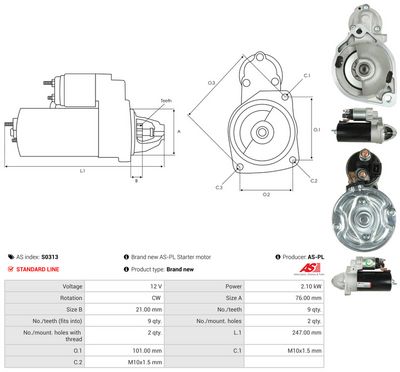 STARTER AS-PL S0313 4