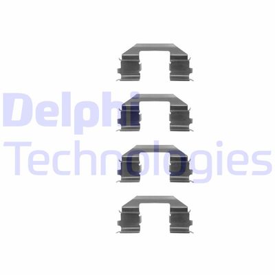 Комплектующие, колодки дискового тормоза DELPHI LX0255 для HONDA SHUTTLE