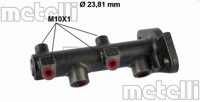 Главный тормозной цилиндр METELLI 05-0862 для FORD PUMA