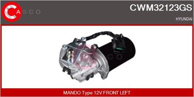 Двигатель стеклоочистителя CASCO CWM32123GS для HYUNDAI SONATA