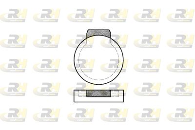 Комплект тормозных колодок, дисковый тормоз ROADHOUSE 2087.00 для CITROËN AXEL