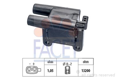 FACET 9.6480 Катушка зажигания  для HYUNDAI SANTA FE (Хендай Санта фе)