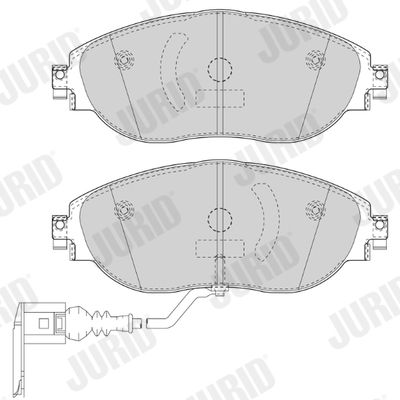 Brake Pad Set, disc brake 573418J