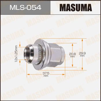 MASUMA MLS-054 Болт кріплення колеса для INFINITI (Инфинити)