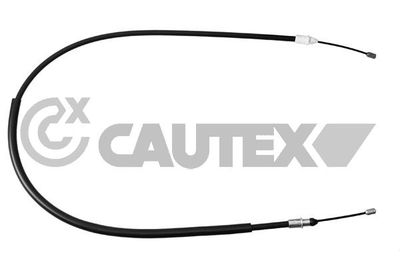 Тросик, cтояночный тормоз CAUTEX 762449 для RENAULT CLIO