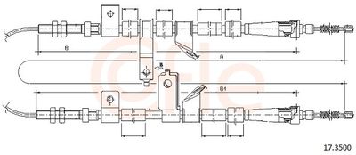 CABLU FRANA DE PARCARE
