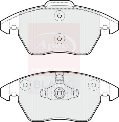 APEC Brake Pad Set, disc brake PAD2041B