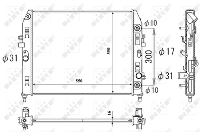 Радиатор, охлаждение двигателя WILMINK GROUP WG1722655 для MAZDA MX-5