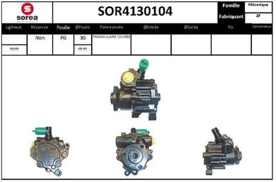 EAI SOR4130104 Рулевая рейка  для MERCEDES-BENZ M-CLASS (Мерседес М-класс)