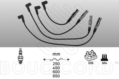 Комплект проводов зажигания EFI AUTOMOTIVE 4173 для SEAT EXEO