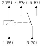 RELAIS ARBEITSSTROM BOSCH 0986332401 5