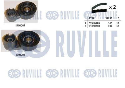 Комплект ремня ГРМ RUVILLE 550027 для ALFA ROMEO 33
