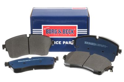 комплект спирачно феродо, дискови спирачки BORG & BECK BBP2800