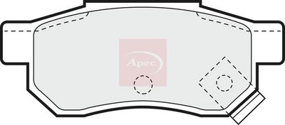 APEC Brake Pad Set, disc brake PAD688