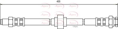 APEC Brake Hose HOS3125