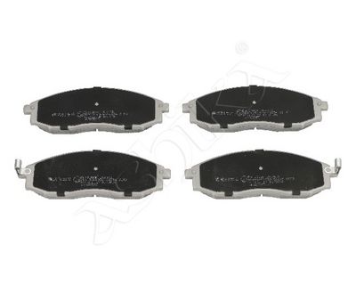 ASHIKA Stabdžių trinkelių rinkinys, diskinis stabdys