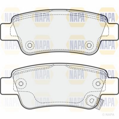 Brake Pad Set NAPA NBP1612