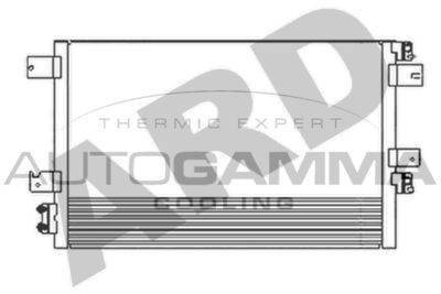 AUTOGAMMA 105597 Радиатор кондиционера для CHRYSLER SEBRING Кабриолет (JS)