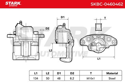 спирачен апарат STARK SKBC-0460462