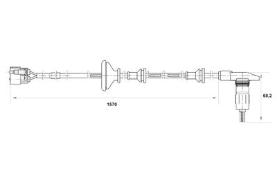 BOSCH Sensor, Raddrehzahl